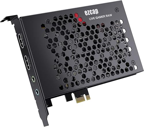 Ezcap324 4K PCIE HDMI tarjeta de captura de vídeo Live Gamer RAW interna PCI-Express HDMI transmisión en vivo y mezclador de sonido en línea de