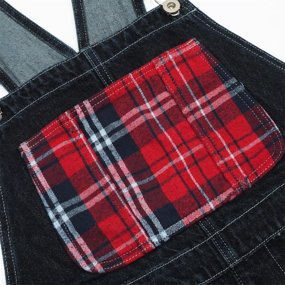 Men's Denim Suspenders Overalls Work Long