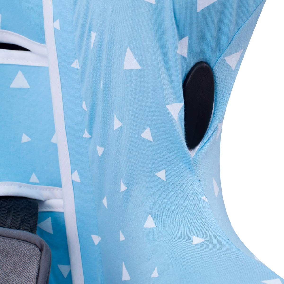 JYOKO Kids Pokrowiec na fotel samochodowy kompatybilny z Iseos Neo i Auto Kite Baby Comfort (Blue Sparkles)