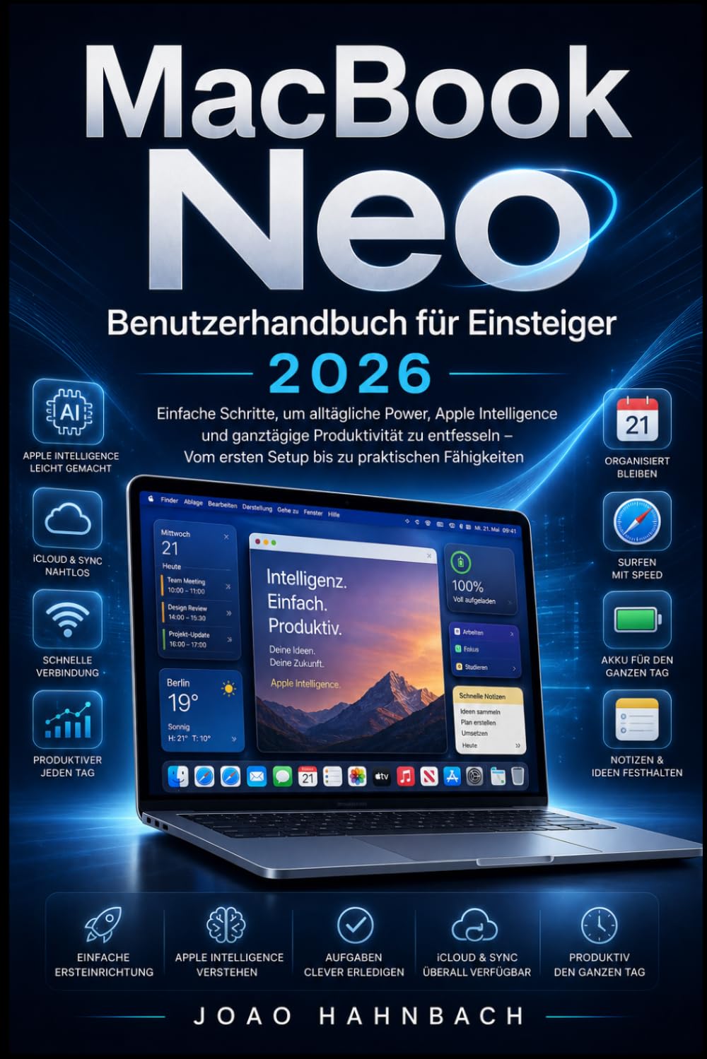 MacBook Neo Benutzerhandbuch für Anfänger 2026: Einfache Schritte zur Nutzung der täglichen Leistungsfähigkeit, der Apple-Intelligenz und der ... bis hin zu praktischen Fähigkeiten
