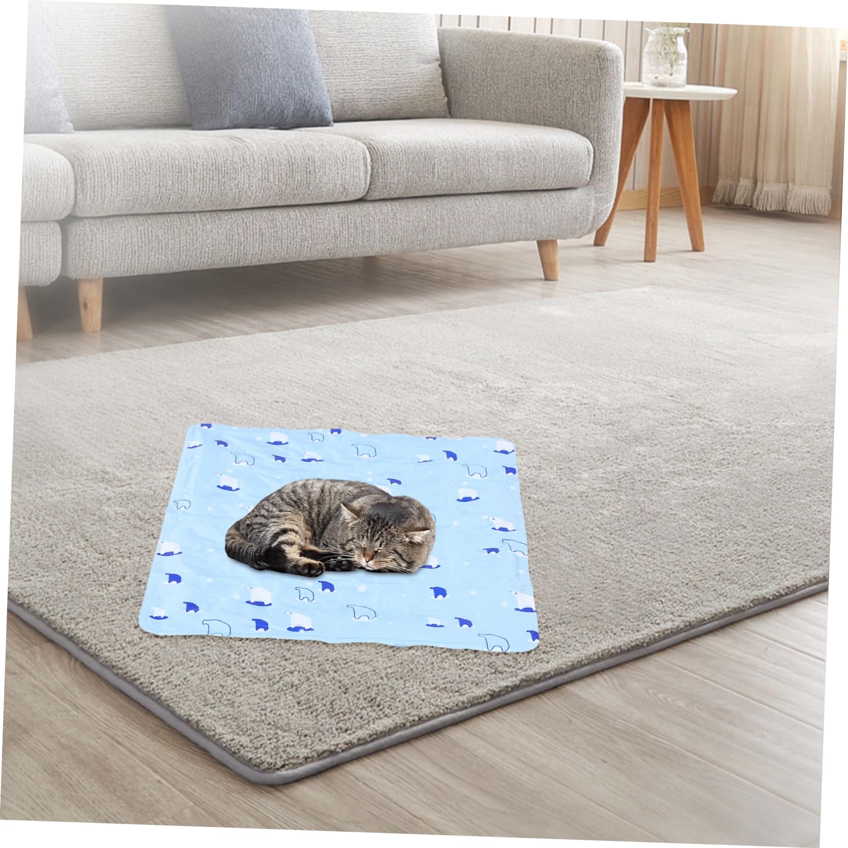 BESTonZON Kühlmatte für Hunde und Katzen, Weiche PVC Eismatte für Sommer