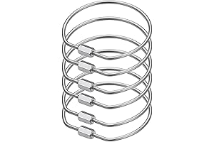 2 Inch Key Ring Heavy Duty: CrocSee 6 Pack Key Organizer