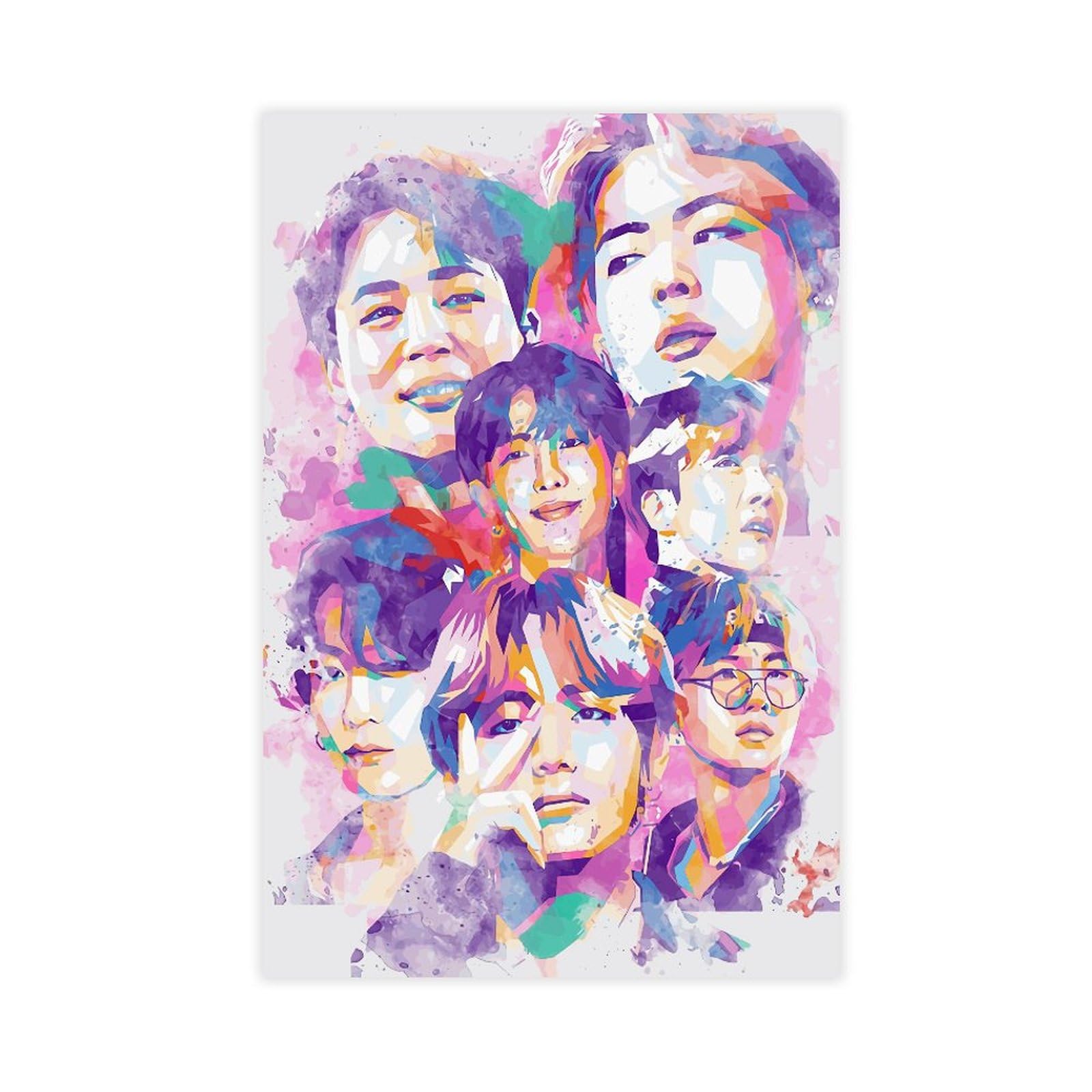 Poster Stray Kids Sur Toile 30x45 Cm - Décoration Chambre Kpop Pour Fans Affiche Kpop Stray Kids