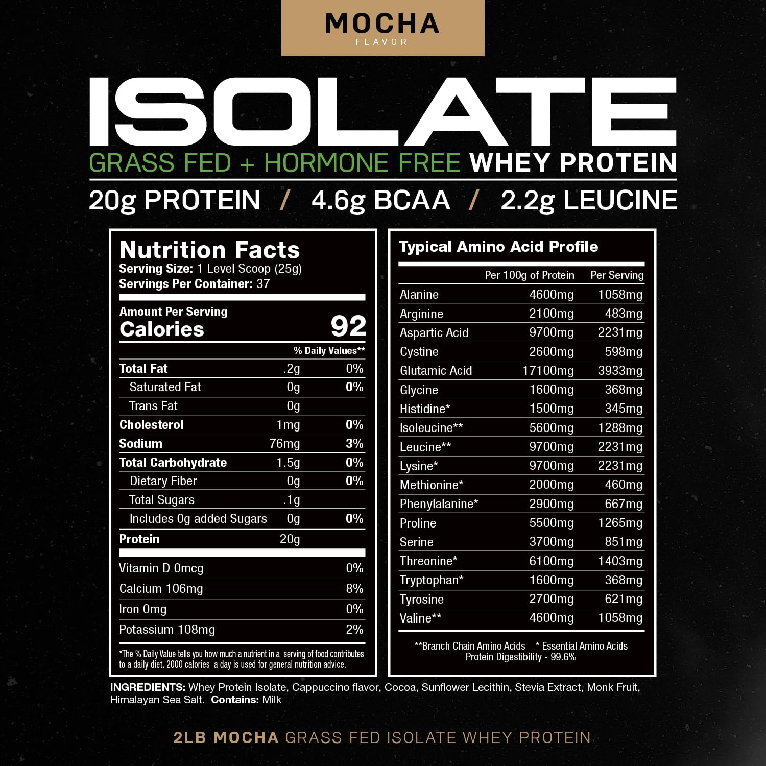 Snapklik.com : Muscle Feast Grass-Fed Whey Protein Isolate, All Natural ...