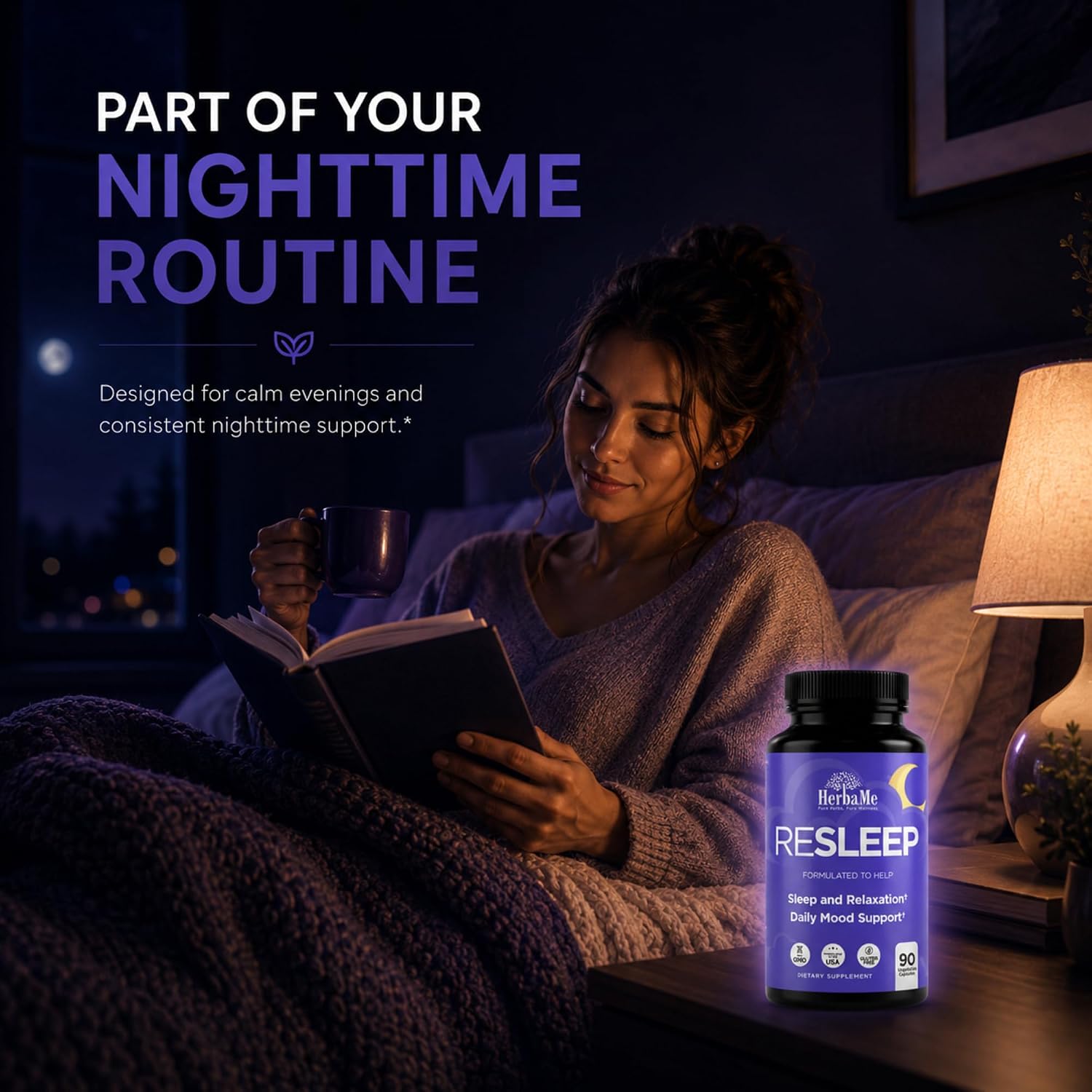 Best Herbame Melatonin Free Sleep Aid – Calm Your Mind At Night W... 2026