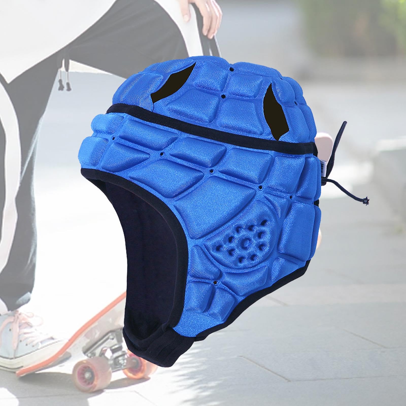 Casque de Rugby pour Enfants, Protège-Chef de Rugby, Coque Souple Rembourrée, Drapeau Polyvalent, Casque de Football, Couvre-Chef de Rugby pour Skateb