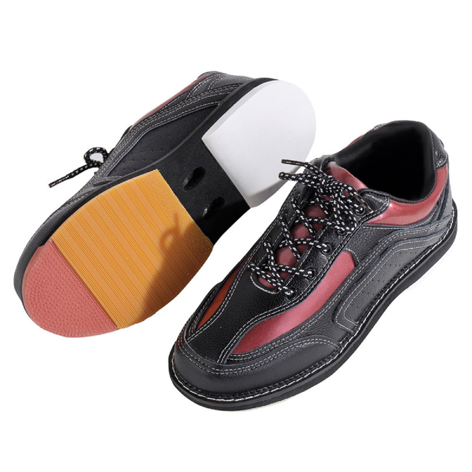Zapatillas Deportivas Bowling,Zapatos De Bolsos Bowling,Zapatos De Bowling Adulto,CóModo Y Flexible,Uso Prolongado,Buen Soporte,Fiestas Corporativas Y Cualquier Evento Entretenido