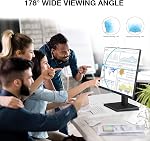 KOORUI 22 Inch Computer Monitor, FHD 1080P VA Desktop Display, 120HZ Ultra Thin Bezel/Eye Care/Ergonomic Tilt, HDMI VGA Ports LED Monitor for PC, VESA Mounting