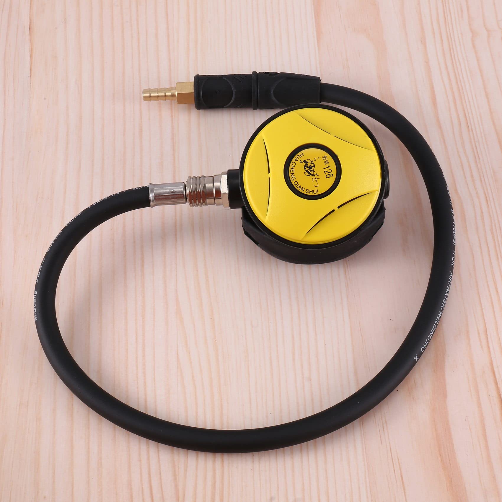 Hduacuge PlongéE Sous-Marine Plongeur DéTendeur PlongéE Tuba Tube Snorkeling ÉQuipement RéDucteur De Pression 2E PlongéE PlongéE DéTendeur- Jaune