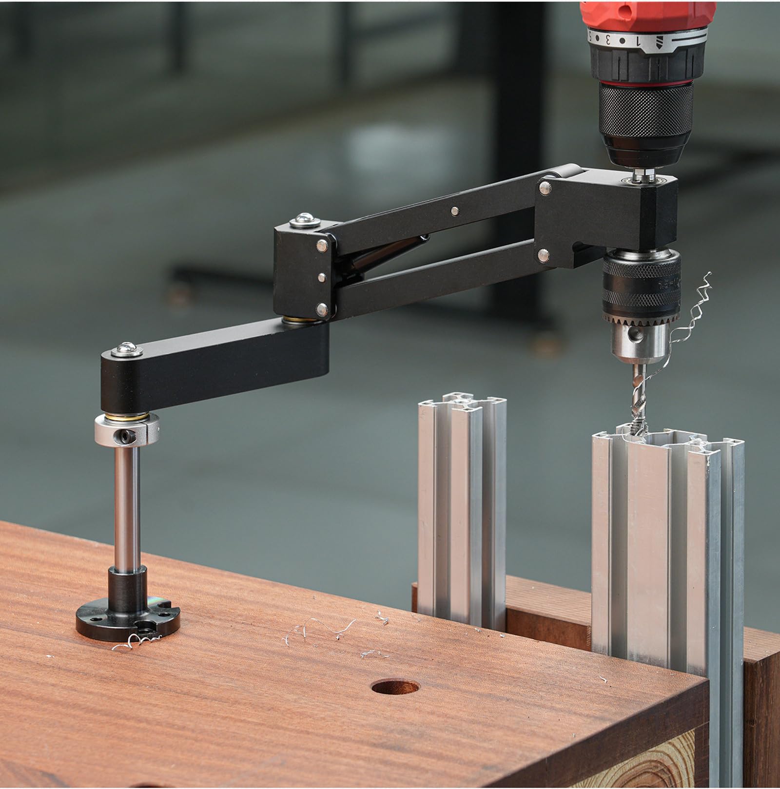 Leichter Cantilever Gewindebohrer, Handbohrer Gewindebohrer, Cantilever Halterung für horizontale und vertikale Mikroskope, Automobil Aluminium Gewindeschneider