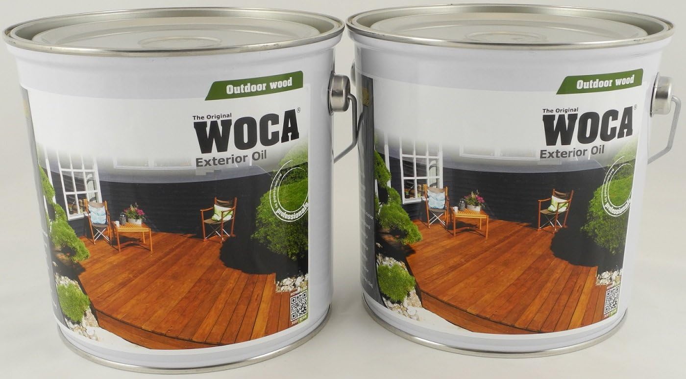 WOCA2 x Exterior Oils Natural 2.5 L for Maintenance and Dyeing