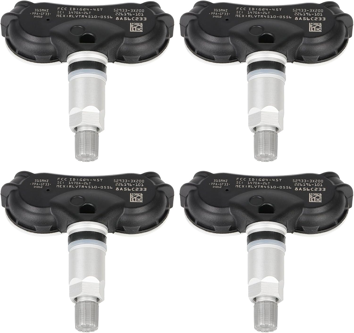 SCITOO 315MHz Tire Pressure Monitoring System Sensor Tire Pressure Sensor Kit 529333X200 2011-2013 For Hyundai Elantra,2013-2014 For Hyundai Elantra Coupe