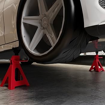 COSTWAY 2Pack 6 Ton Capacity Jack Stands Heavy Duty Metal Car Lifting Stands
