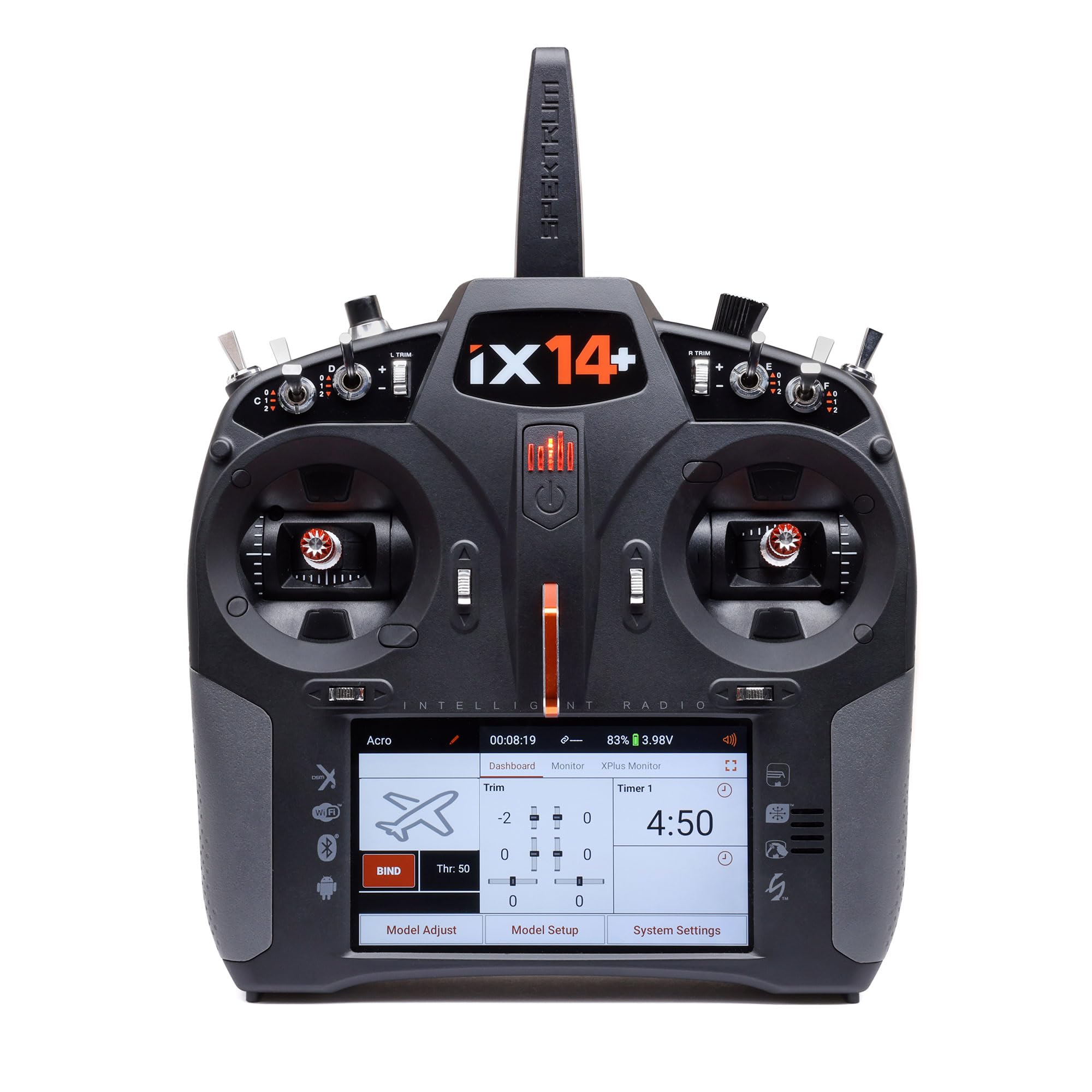 Photo 1 of Spektrum iX14+ RC Air 14 Channel Transmitter Only SPMR14010