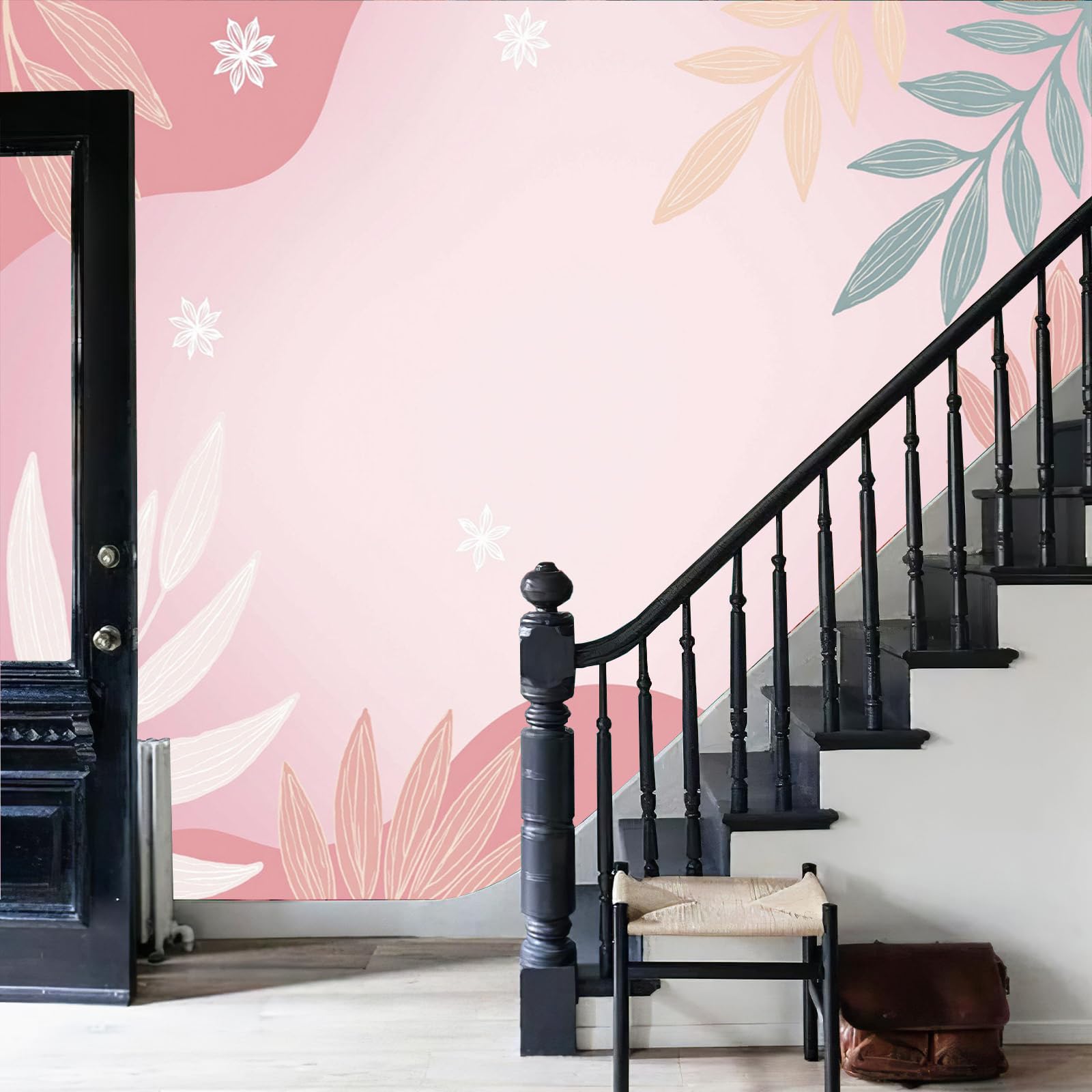 Fresque Murale Floral Reine-des-prés pour une Chambre Apaisante