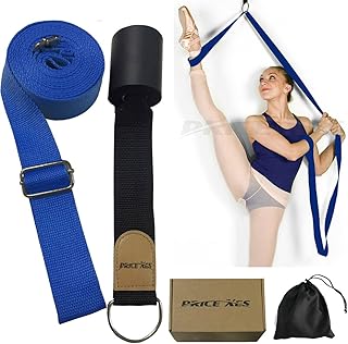 Leg Ballet Yoga Stretcher, Door Attachment Get More Flexible, Flexibility & Stretching Leg Straps - Great for Cheer Dance Gymnastics or Any Sport Trainer Premium Stretch Fitness Equipment
