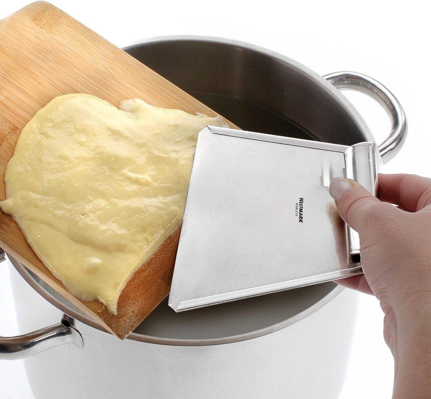 Westmark 61162240 Spätzle Board + Scraper, 12.6" x 5.5", Stainless Steel