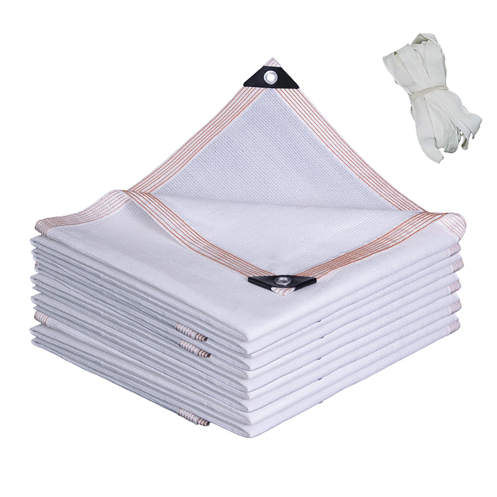KLGFBDC 60% Outdoor Shade Tarps with Eyelets Garden Sun Protection Net UV Blocker for Patio Available Sizes: 1x12m 2x5m 3x4m 4x16m 7x20m 8x9m (10x10m)
