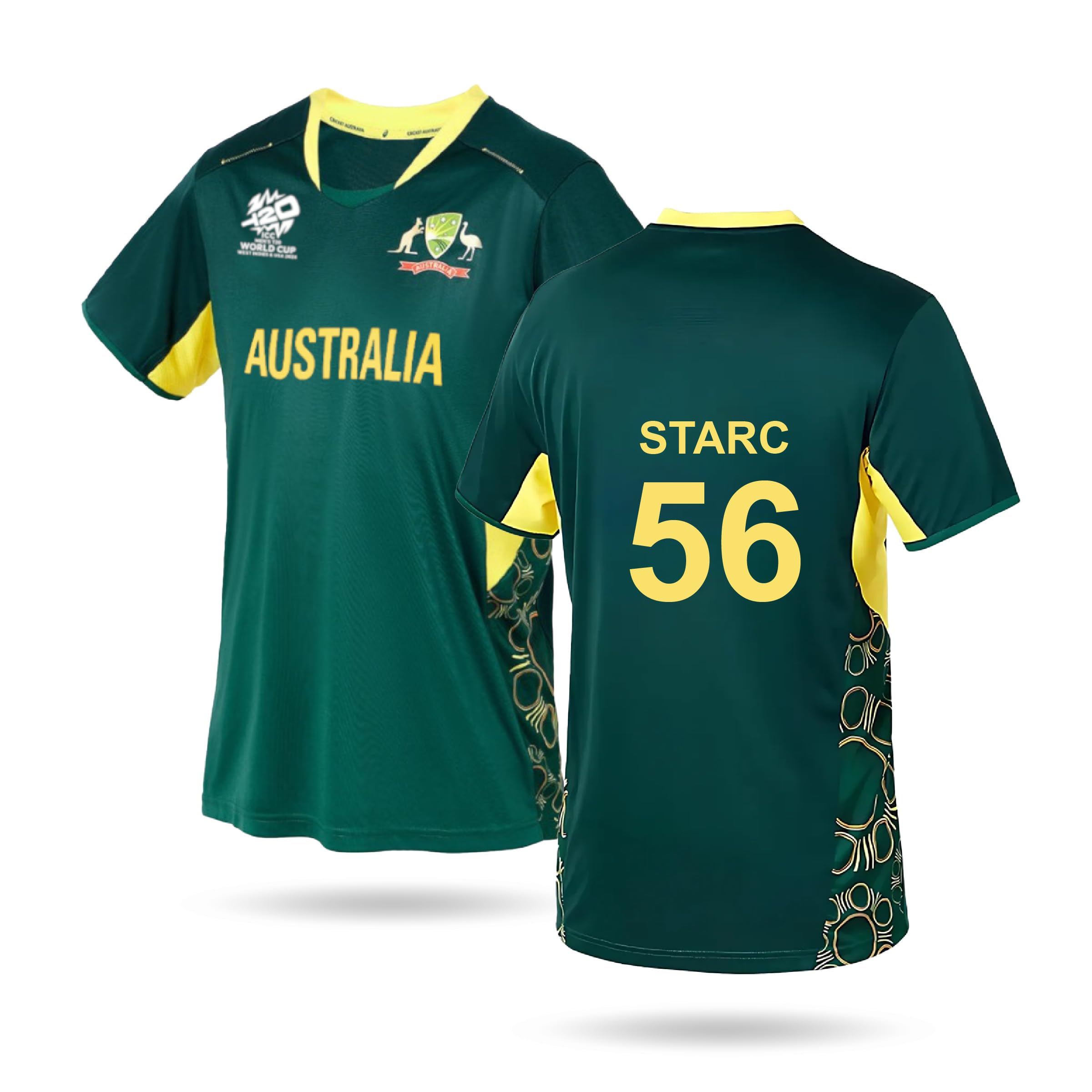 95miles garments Mitchell Starc Jersey 56 Number National Team Cricket Jerseys Team Men's-picture-26