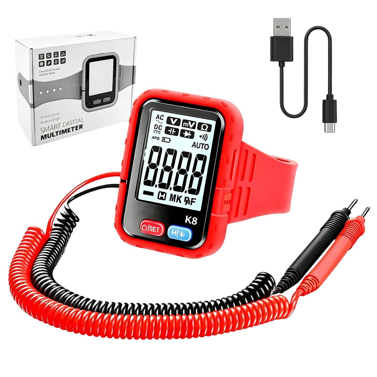 Multimetro Tester Tester Digitale Intelligente Elettrico Retroilluminato Da