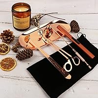 Vista 17 de 3 in 1 Candle Accessory Set, Candle Wick Trimmer Cutter, Candle Snuffer & Candle Wick Dipper for Candle Aromatherapy Lover Gift, Stainless Steel