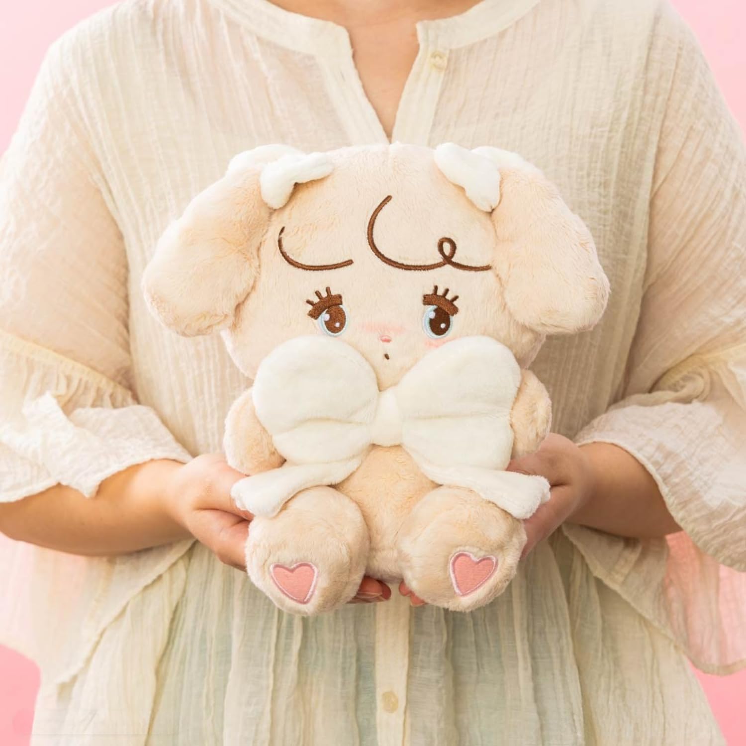 Amazon.co.jp: mikko characters 抱きしめ おリボン ぬいぐるみ みっこ