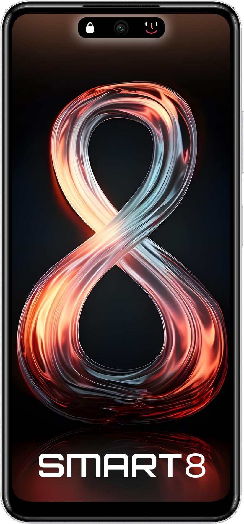 Infinix Smart 8 8GB RAM 128GB Storage | 5000 mAh Heavy Battery | Android 13 Go | 50MP + AI Camera | Dual Sim (Galaxy White)