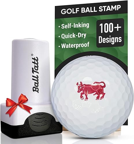 Miniatura 8 de Ball Tatt - Sello de pelota de golf, sello de pelota de golf, marcadores de sellos de pelotas de golf autoentintados, herramienta de marcado de