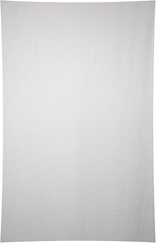 Sunshine Joy Tapiz blanco liso 100% algodón (30x45 pulgadas)