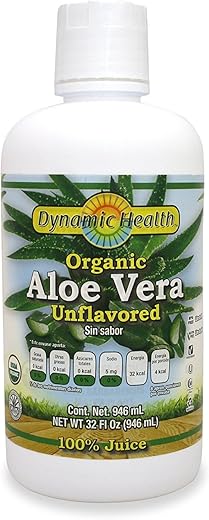 海外直送肘 Organic Aloe Vera Juice, Unflavored 32OZ