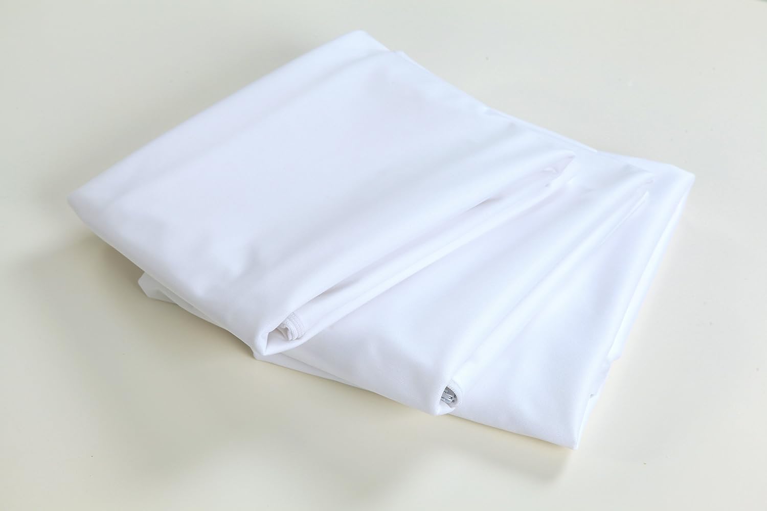 CALM NITE Pillow Protector 2 Pack - Extra Soft Knit - Waterproof Zippered Case (Queen 2 Pack)