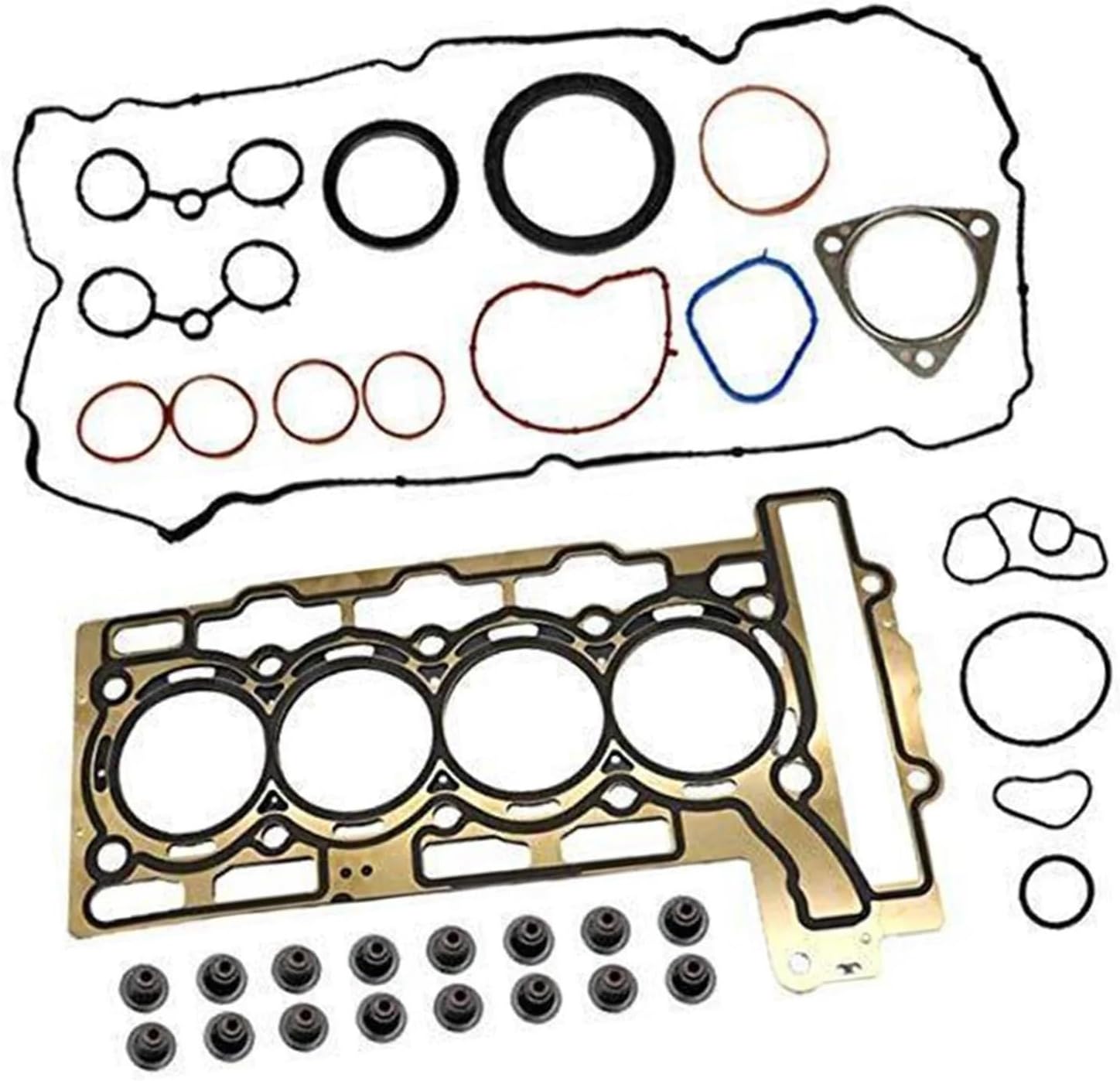 Engine Overhaul Gasket Seals Kit for Mni Clubman R55 R56 N12 N16 1.6 11127567877 11127595139 11127570859 11127560272