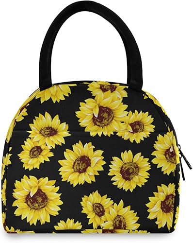 Miniatura 2 de ZZKKO Lonchera para perros y cachorros, organizador de almuerzo, contenedor aislado con cremallera, para preparación de comidas, bolso para mujeres,