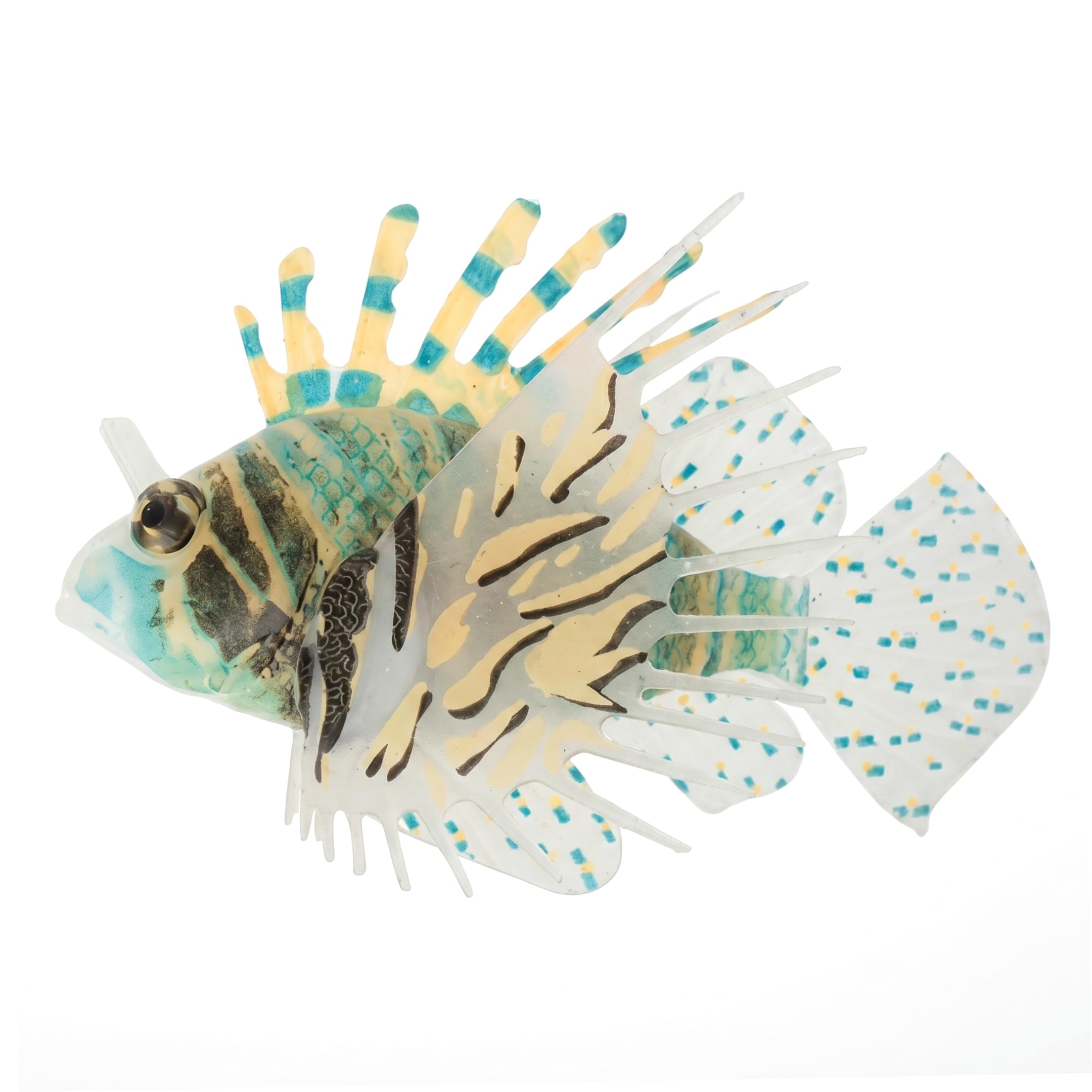 Ameble Realistic Glowing Magical Swimming Fish, Floating Silicone Aquarium Decor for Fish Tank, Water Feature, Style 3
