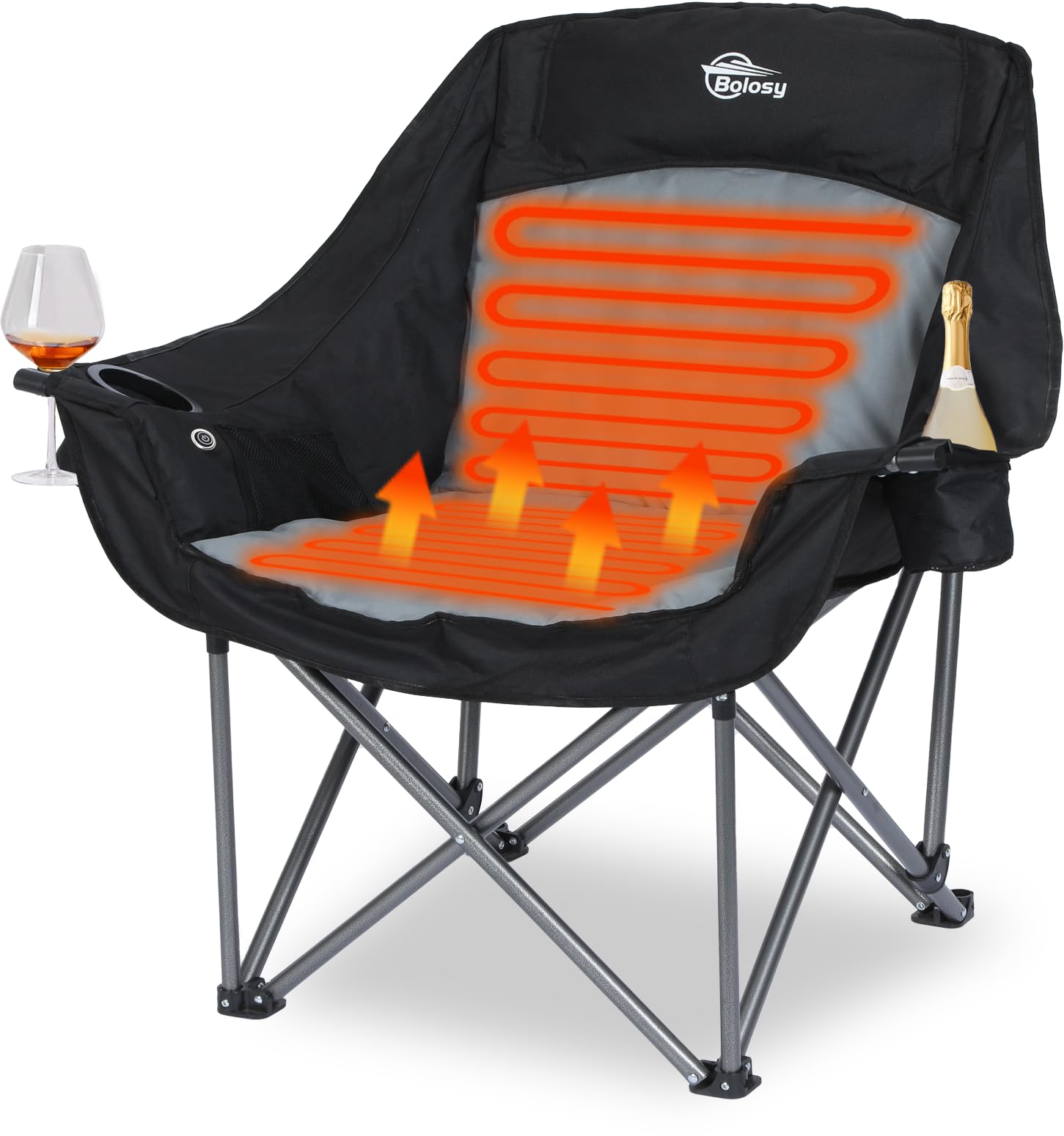 Bolosy Heated Oversized Camping Chair