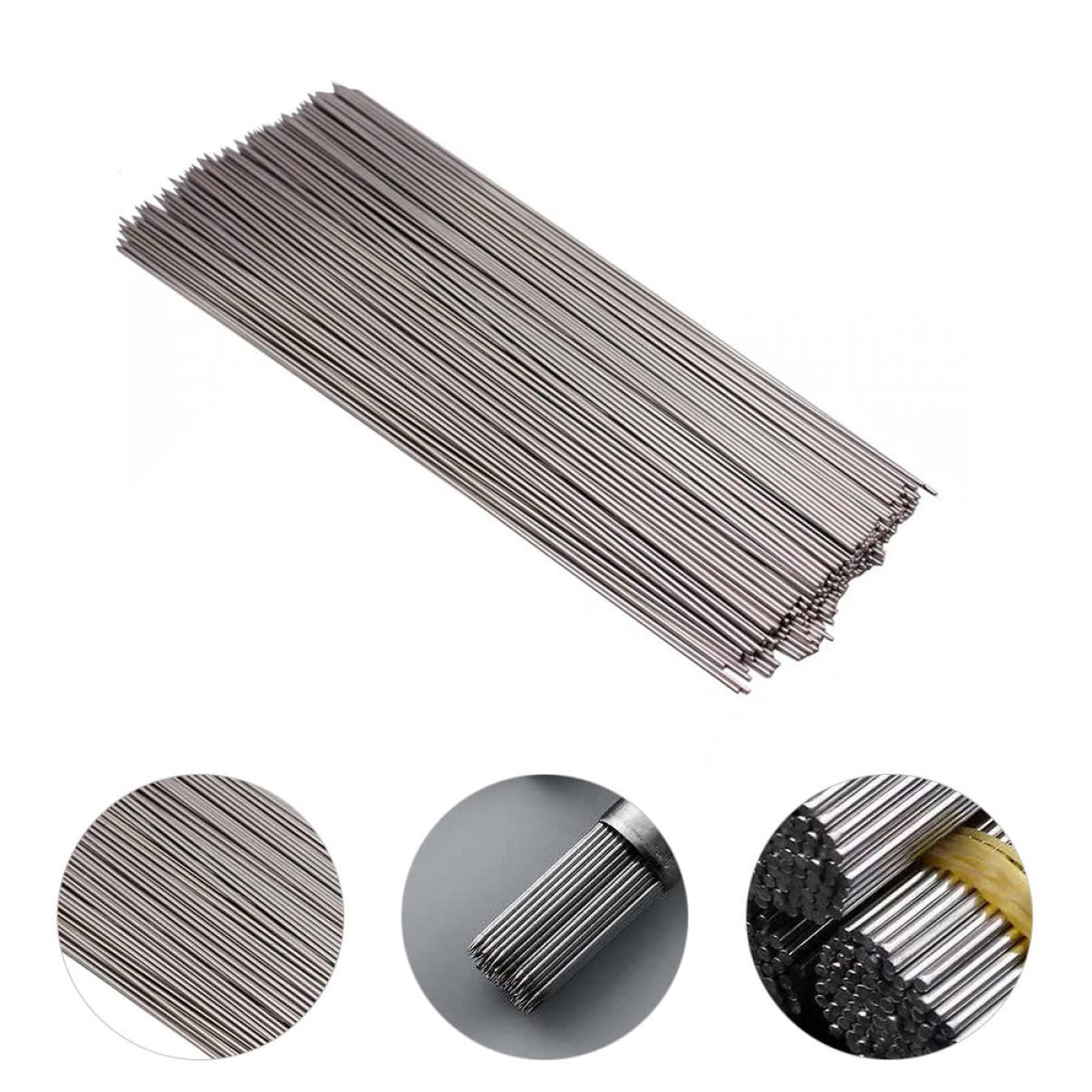 Happyyami Spiedini 100 Pezzi in Acciaio Inossidabile 304 per Barbecue Resistenza alla Corrosione e Conduzione Termica per Picnic e Grigliate Domestiche