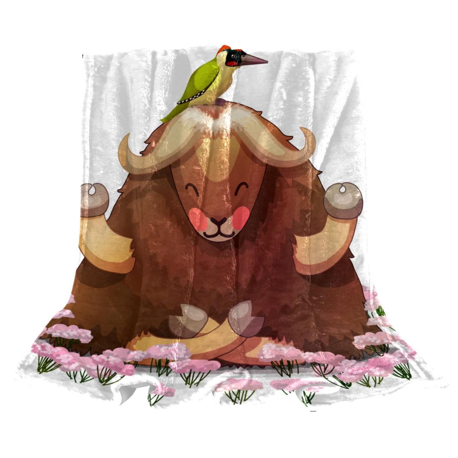 Couverture polaire mouton douce pour cocooning sur canapé et bureau