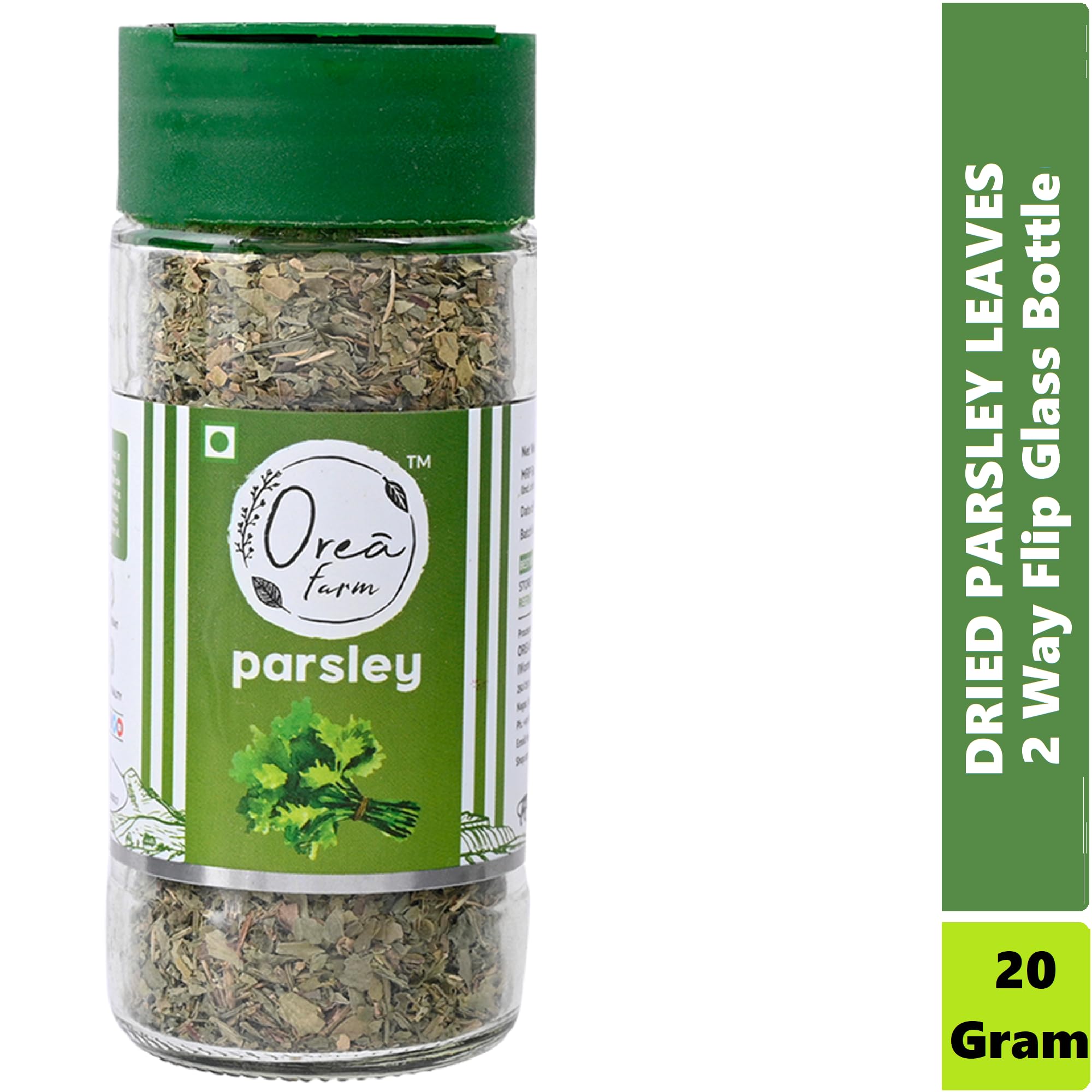 Orea Farm Dried Herbs Combo, Parsley Leaves 20g & Thyme Leaves 31g, Dried Herb for Garnishing, Soups, Salads & Seasoning - Image 3 thumbnail