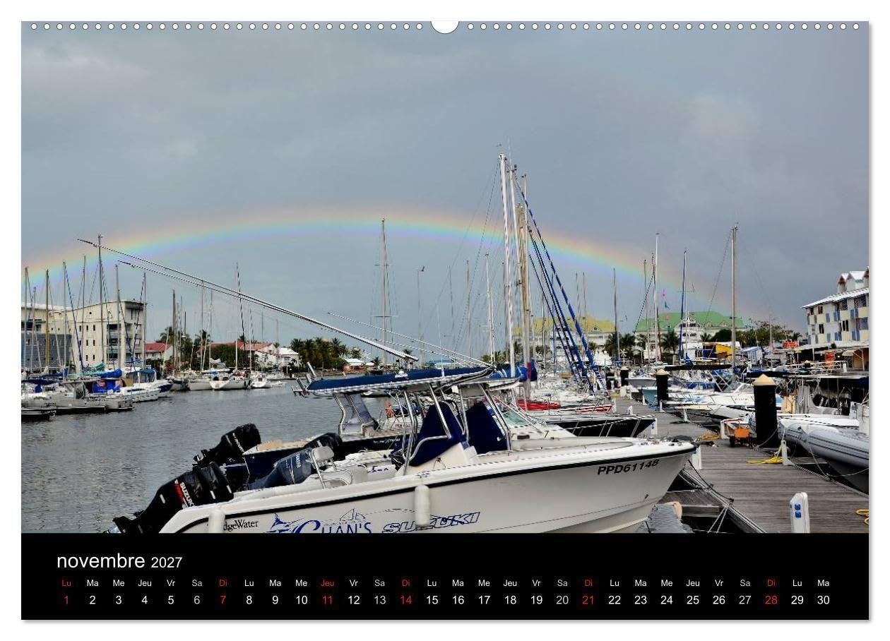 Paysages de Guadeloupe (Calendrier mural haut de gamme 2027 DIN A2 vertical), CALVENDO calendrier mensuel: Un lieu paradisiaque à découvrir