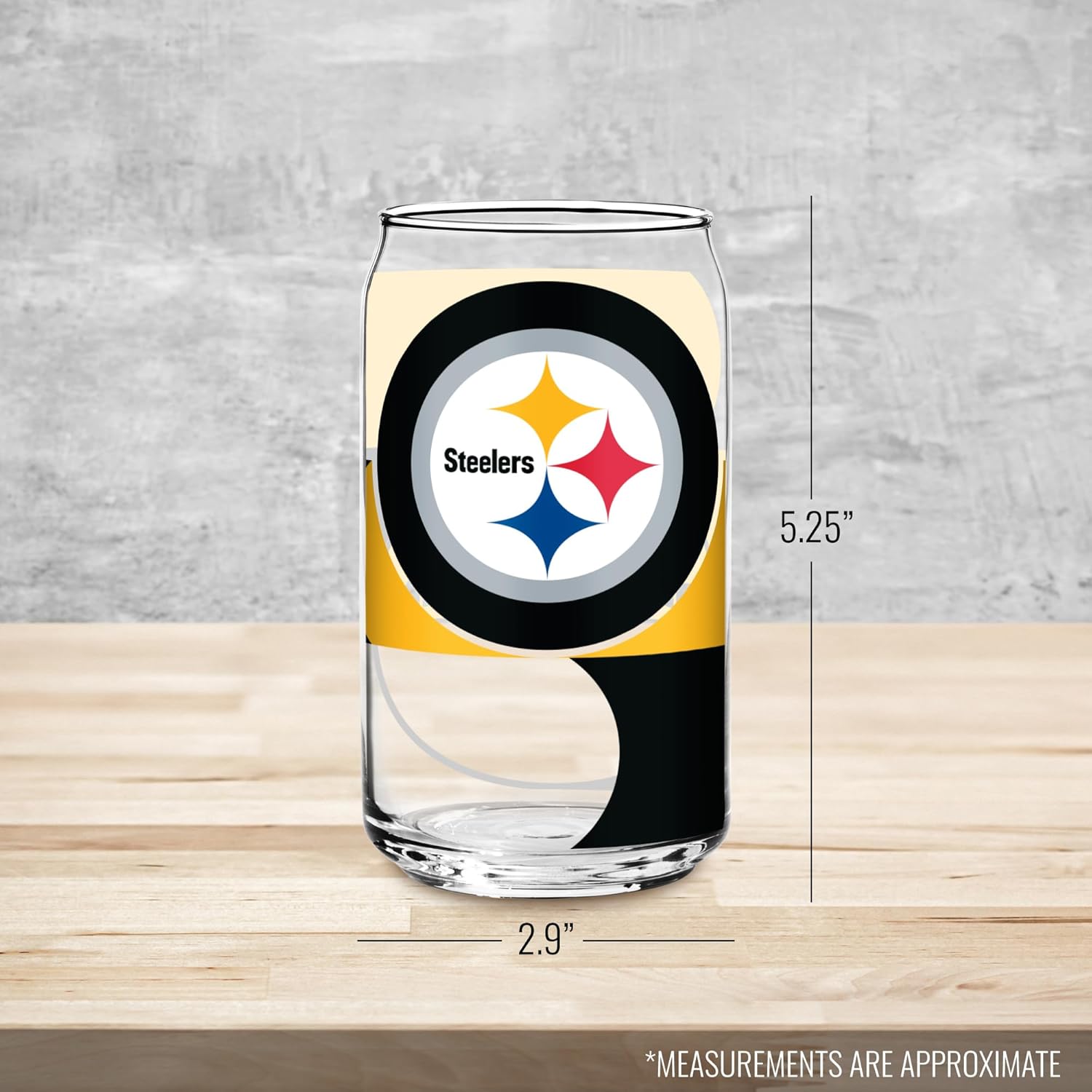 Rico Industries NFL Football Standard 16-oz Can Shaped Glass - Image 7