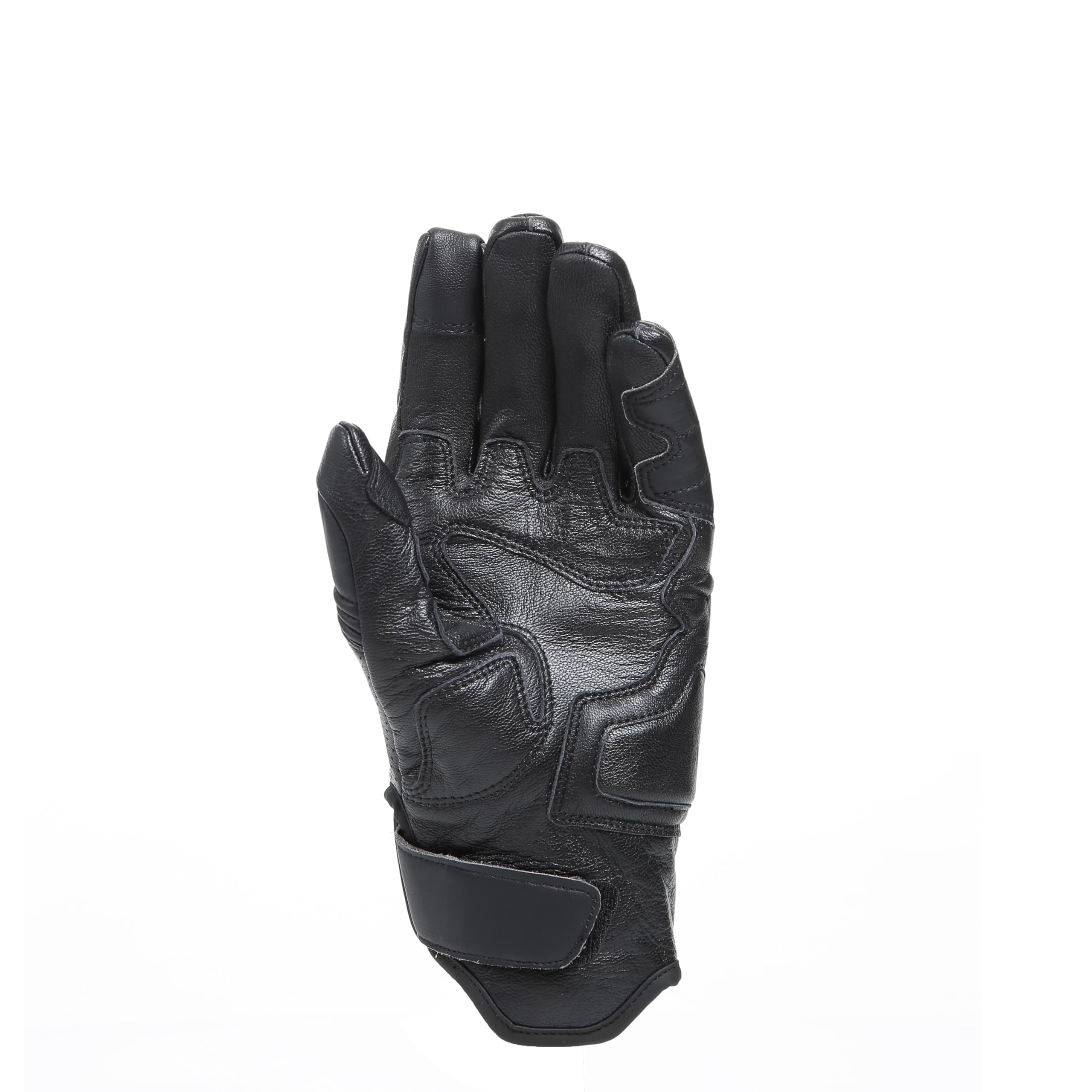 Dainese Blackshape Mens Leather Motorcycle Gloves Black/Black MD  