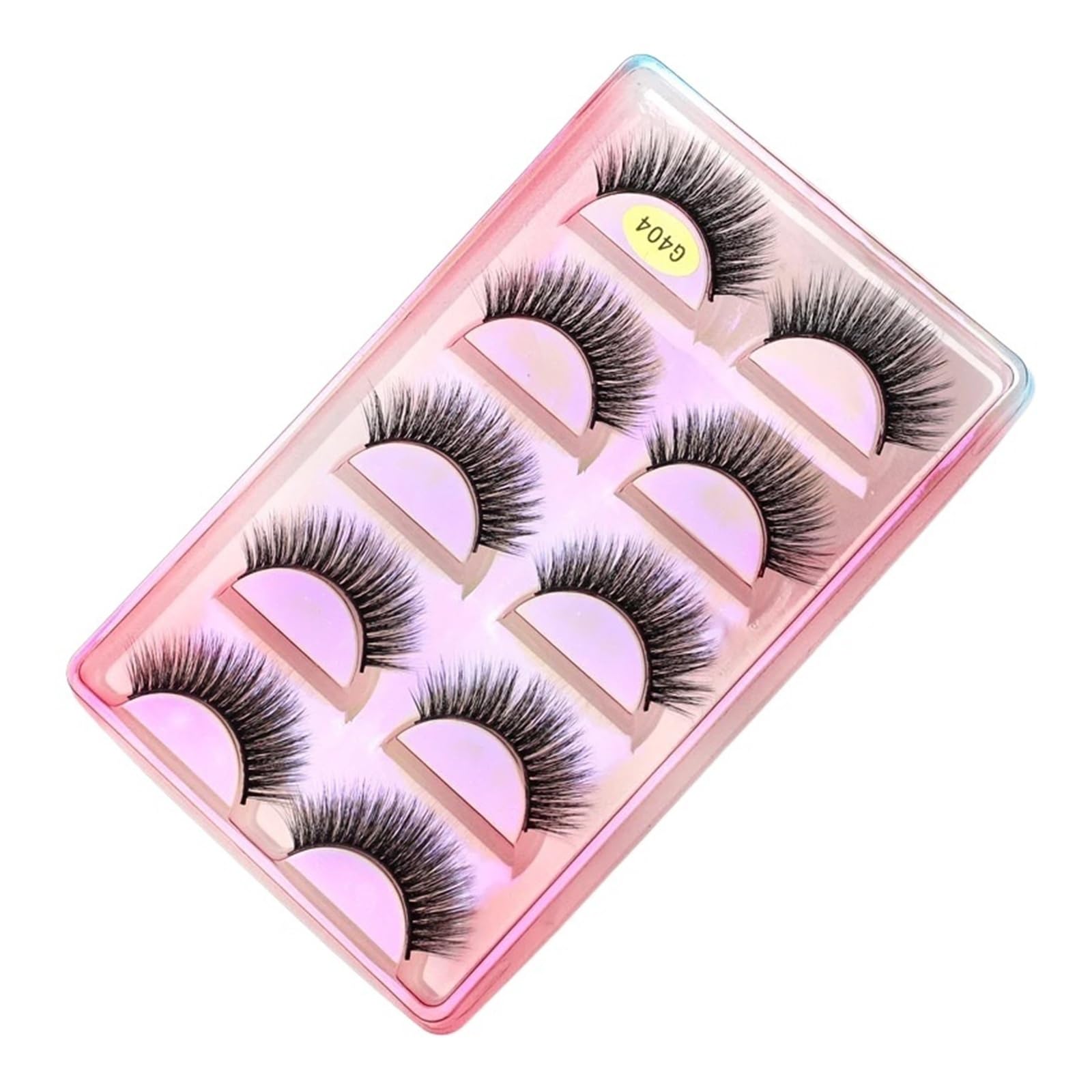 UAMOU 10 Styles 2 5 10 20 30 50 100 Boxes 3D Mink Lashes 5 Pairs Natural Individual
