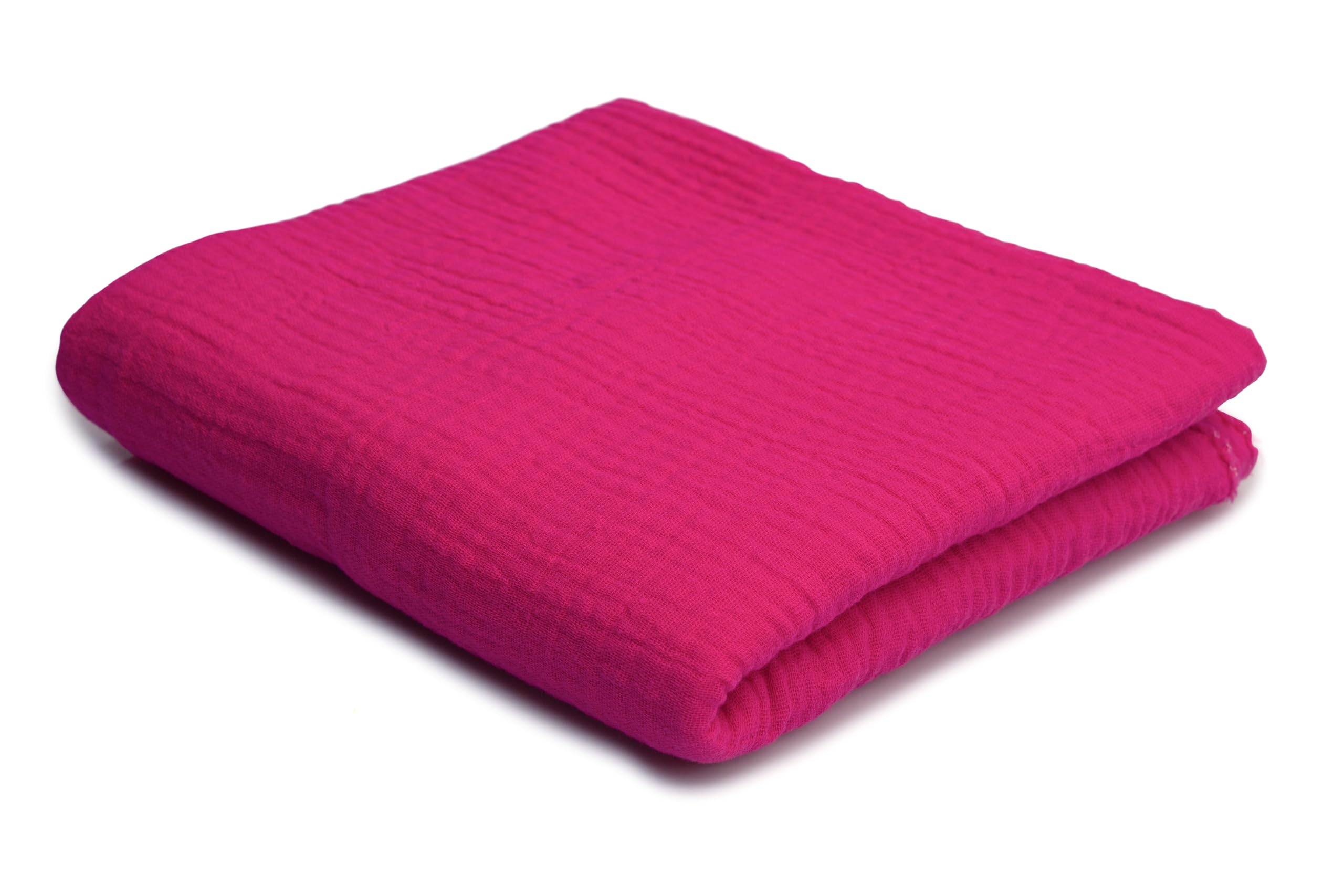 Cotton Muslin Double Gauze 50 x 130 cm (Amaranth)