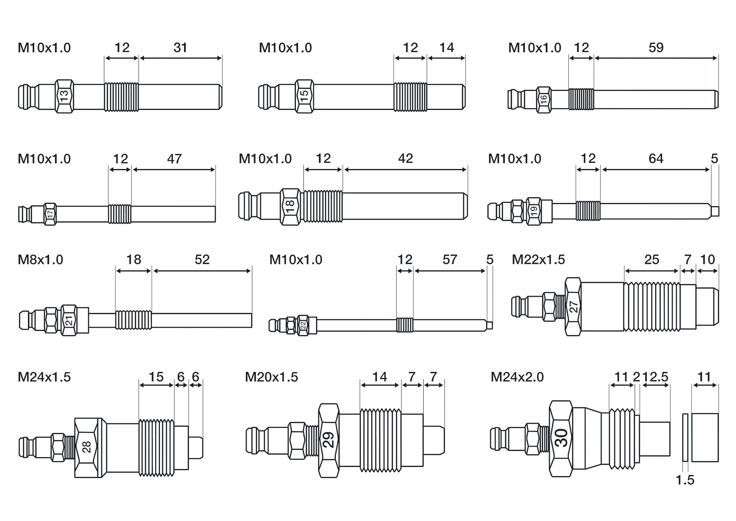 BGS 8400 | Set tester compressione per motori a benzina e diesel