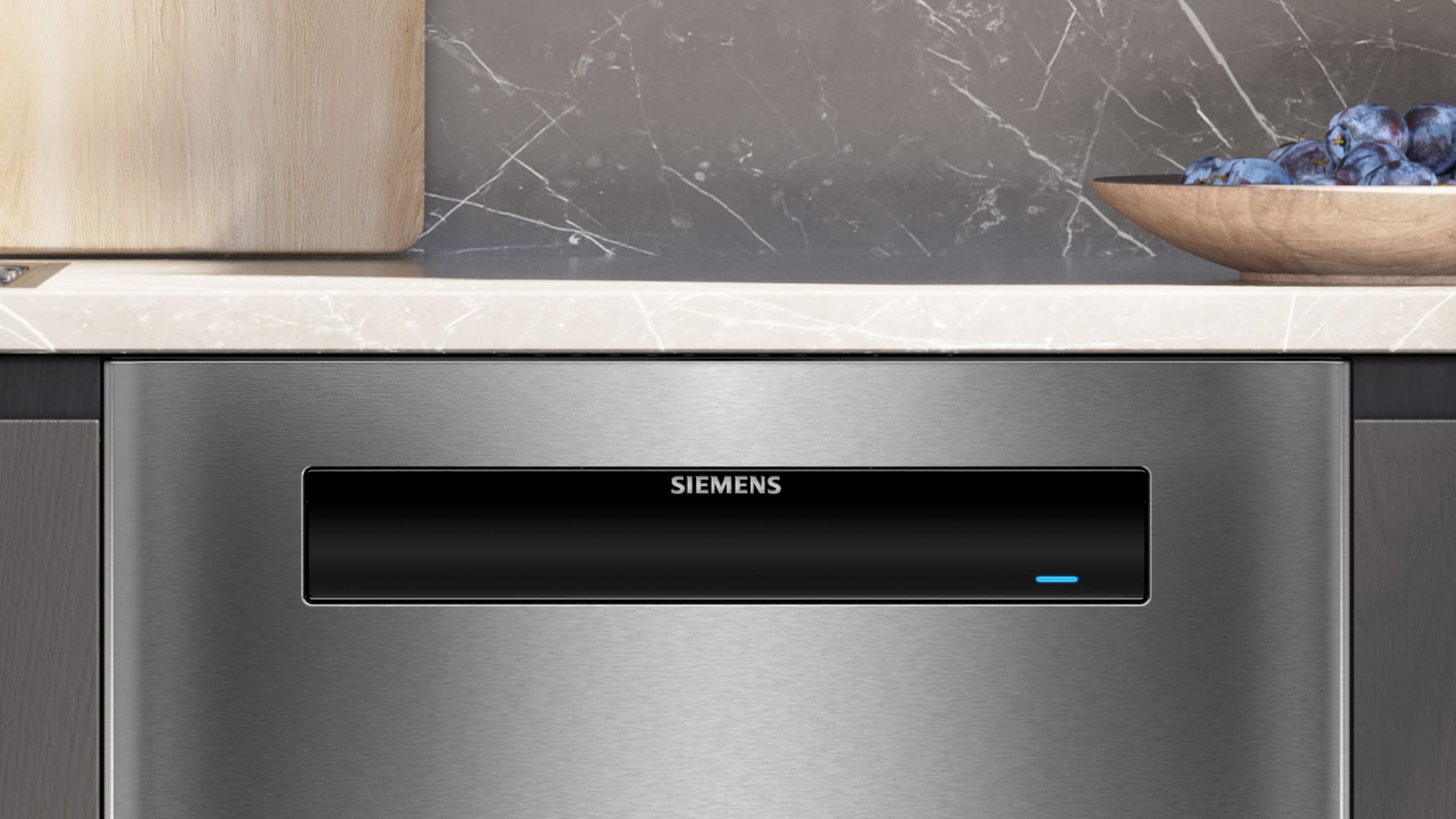 Siemens SN13HS72CS, iQ300, Smarter Unterbau-Geschirrspüler 60 cm, Made in Germany Spülmaschine, Besteckschublade, leise, intensiveZone, varioSpeed Plus, Programm-Assistent, Gebürsteter Stahl