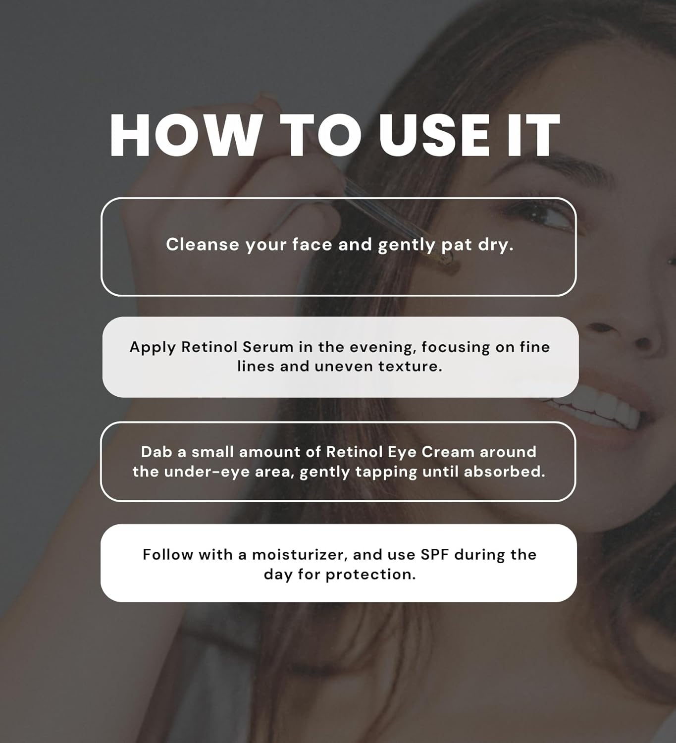 Purifect Retinol Serum for Face Rejuvenating Bundle with Purifect Anti-Wrinkle Retinol Eye Cream 30ml each by Symphony Beauty – Smooths, Firms & Hydrates Face and Eye Area – Gift Set (2 Items) - Image 6