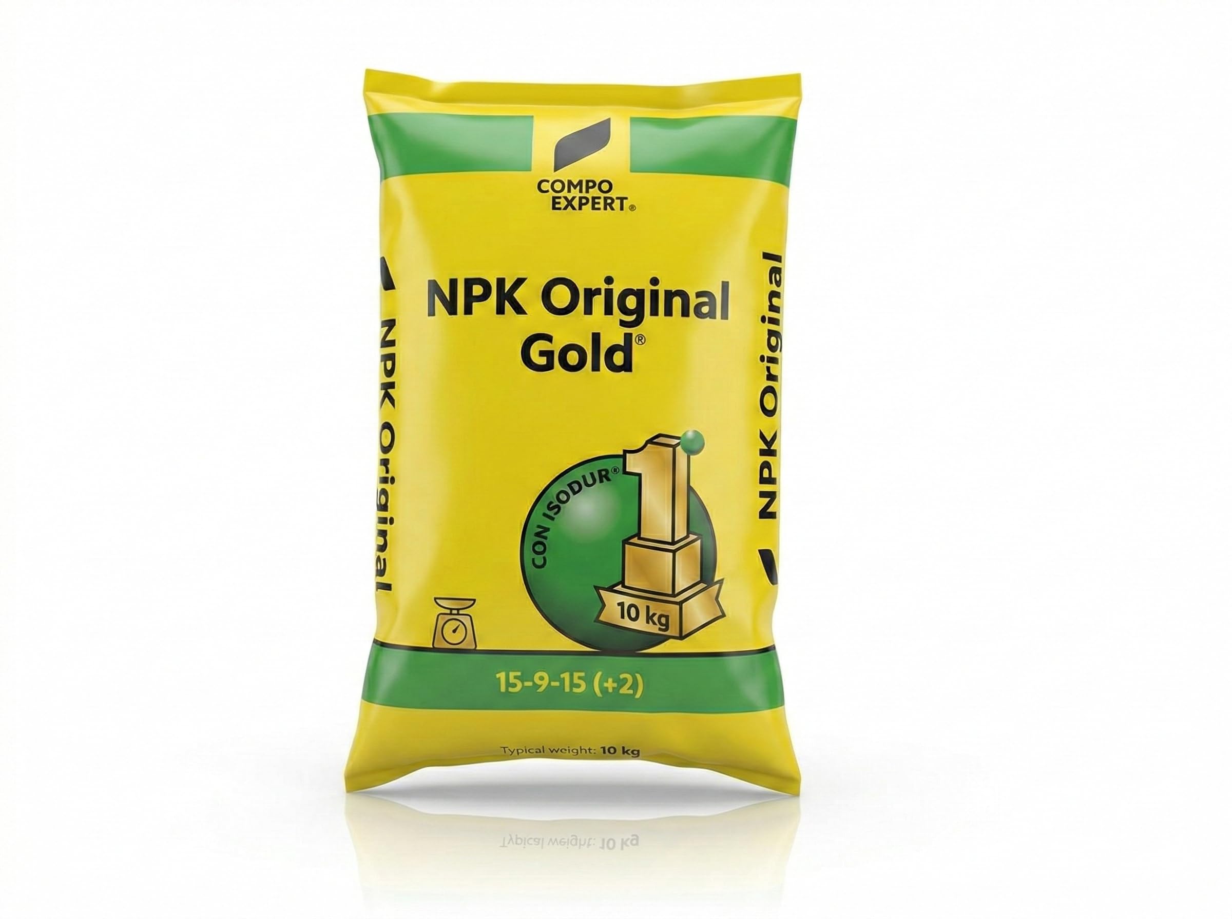 BERARDI | NPK Original Gold, Fertilizzante Complesso 15-9-15 con ISODUR, Azoto a Lenta Cessione (KG 10)