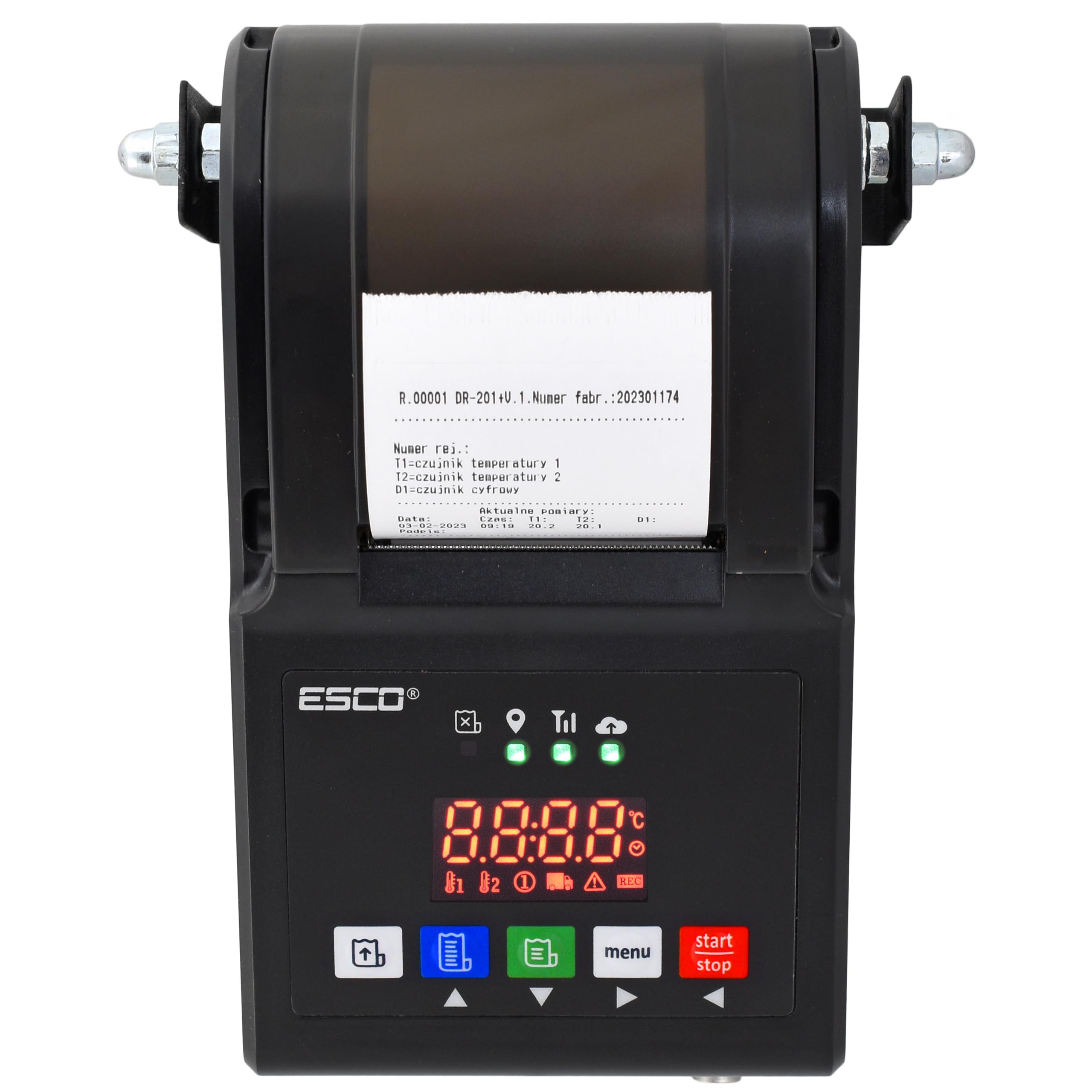ESCO DR-201 - rejestrator temperatury z drukarką - termograf