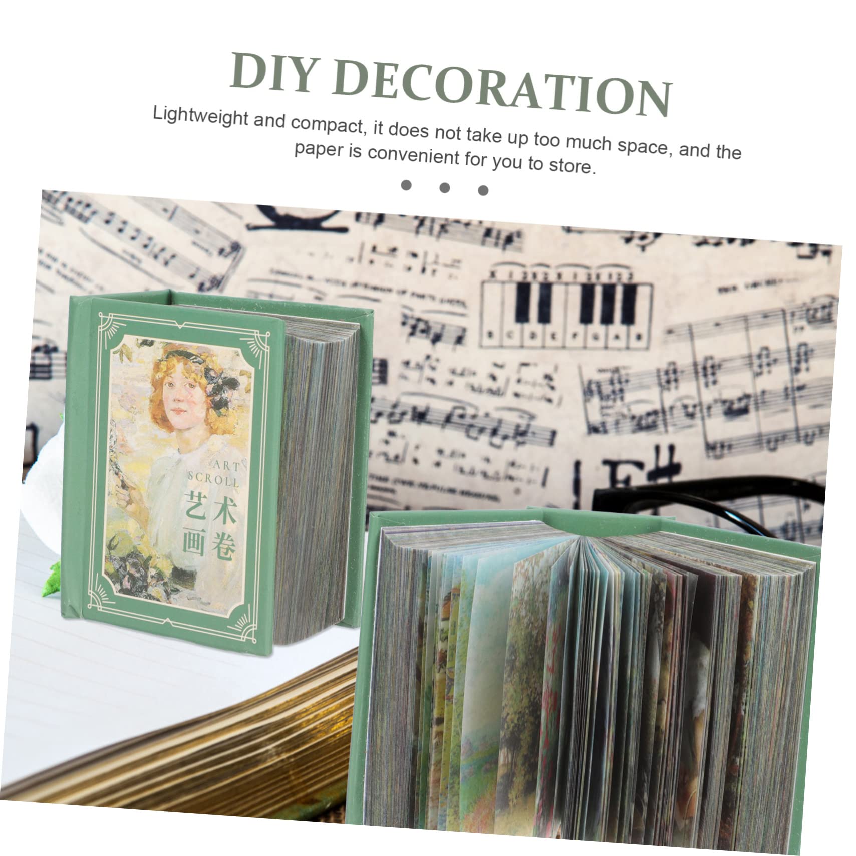 TEHAUX 3pezzi Carta Scrapbooking Retro Carta Decorativa Per Album Fotografico Materiali Per e Embellishment Perfetta Per Diario e Progetti Creativi