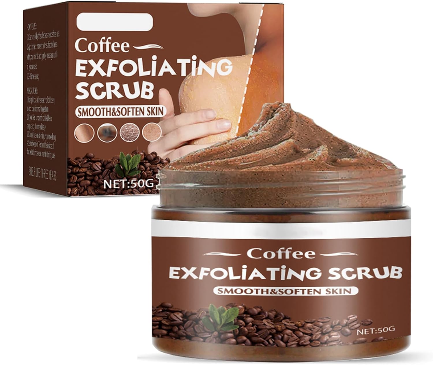 Coffee Body Scrub Exfoliating Body Scrub Caffeine Body Scrub Exfoliator Remove